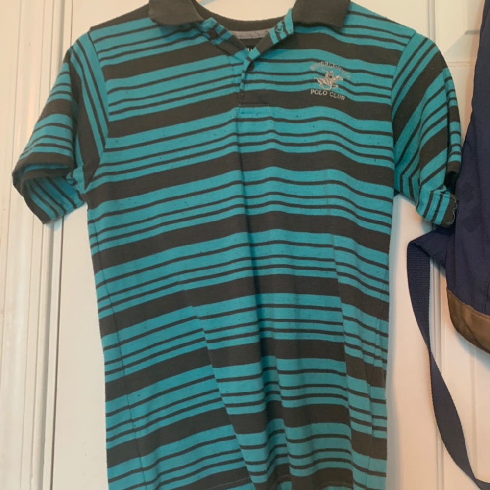 Boys Striped Polo